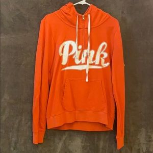 orange hoodie from PINK!